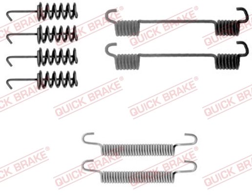 Set accesorii saboti frana QUICK BRAKE 105-0775
