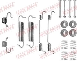SET ACCESORII SABOTI FRANA QUICK BRAKE 105-0780 - Compatibil cu OPEL, RENAULT, VAUXHALL
