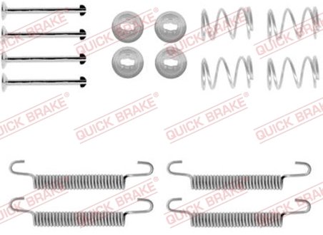 SET ACCESORII SABOTI FRANA QUICK BRAKE 105-0791 - Compatibil cu OPEL, VAUXHALL