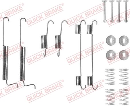 SET ACCESORII SABOTI FRANA QUICK BRAKE 105-0795 - Compatibil cu CHEVROLET, DAEWOO