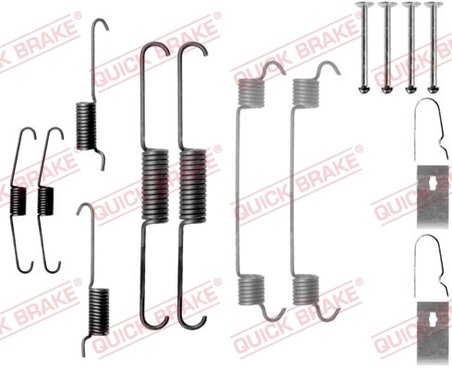 Set accesorii saboti frana QUICK BRAKE 105-0803