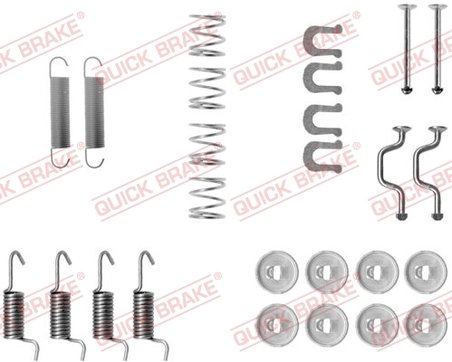 Set accesorii saboti frana QUICK BRAKE 105-0810