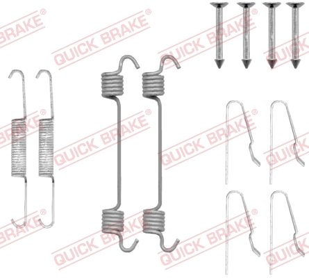 SET ACCESORII SABOTI FRANA QUICK BRAKE 105-0808 - Compatibil cu CHRYSLER, FORD USA, LANCIA, MERCEDES-BENZ