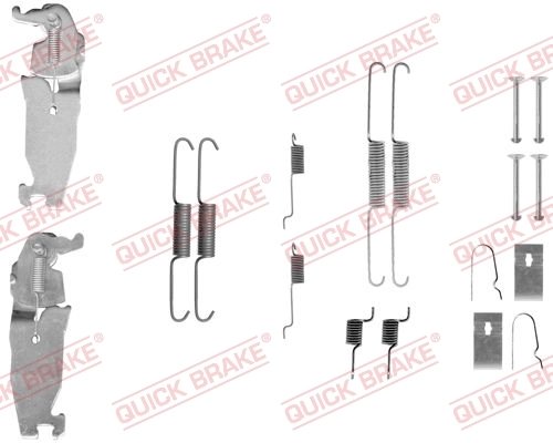 SET ACCESORII SABOTI FRANA QUICK BRAKE 105-0811S - Compatibil cu NISSAN