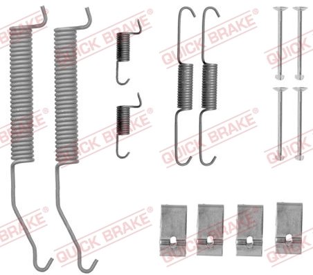 Set accesorii saboti frana QUICK BRAKE 105-0812
