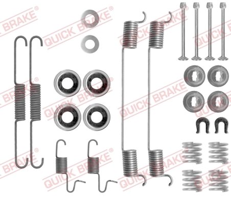 SET ACCESORII SABOTI FRANA QUICK BRAKE 105-0818 - Compatibil cu NISSAN
