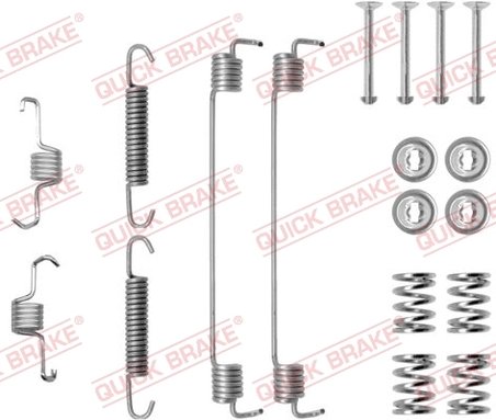 Set accesorii saboti frana QUICK BRAKE 105-0819