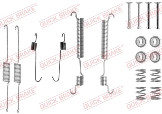 SET ACCESORII SABOTI FRANA QUICK BRAKE 105-0822 - Compatibil cu HYUNDAI, KIA