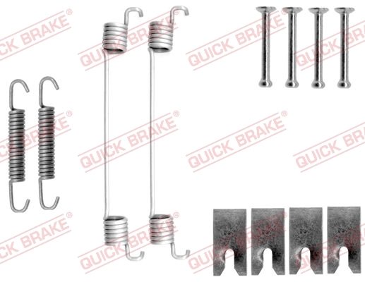 Set accesorii saboti frana QUICK BRAKE 105-0827