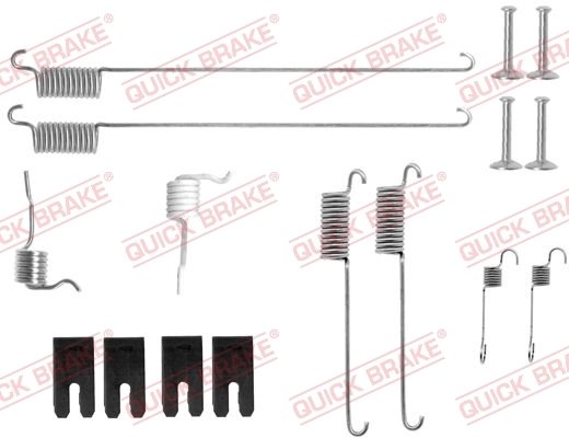 SET ACCESORII SABOTI FRANA QUICK BRAKE 105-0829 - Compatibil cu LAND ROVER