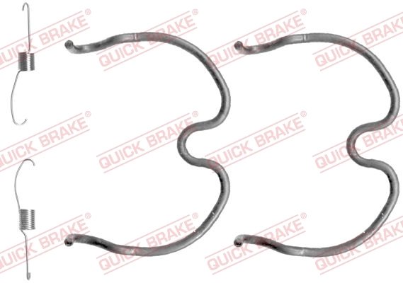 SET ACCESORII SABOTI FRANA QUICK BRAKE 105-0837 - Compatibil cu OPEL, VAUXHALL