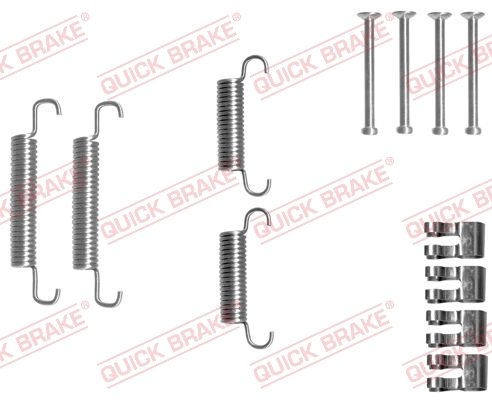 SET ACCESORII SABOTI FRANA QUICK BRAKE 105-0839 - Compatibil cu FORD, IVECO, RENAULT TRUCKS
