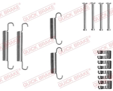 SET ACCESORII SABOTI FRANA QUICK BRAKE 105-0839 - Compatibil cu FORD, IVECO, RENAULT TRUCKS