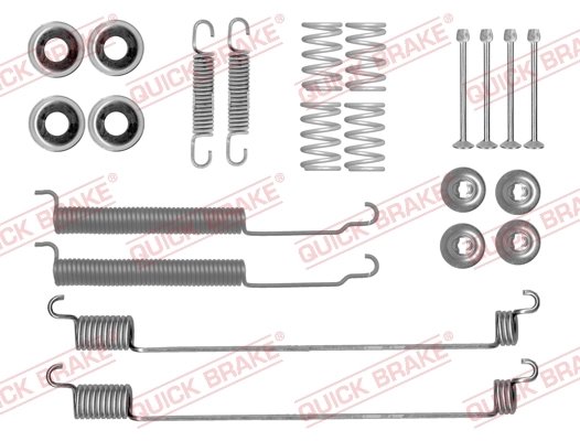 SET ACCESORII SABOTI FRANA QUICK BRAKE 105-0843 - Compatibil cu NISSAN