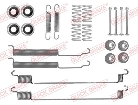 SET ACCESORII SABOTI FRANA QUICK BRAKE 105-0843 - Compatibil cu NISSAN