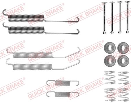 Set accesorii saboti frana QUICK BRAKE 105-0845