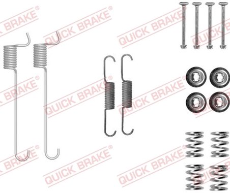 Set accesorii saboti frana QUICK BRAKE 105-0848