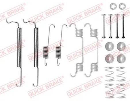 SET ACCESORII SABOTI FRANA QUICK BRAKE 105-0849 - Compatibil cu CHEVROLET, DAEWOO, OPEL, VAUXHALL