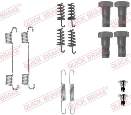 SET ACCESORII SABOTI FRANA QUICK BRAKE 105-0867 - Compatibil cu MERCEDES-BENZ