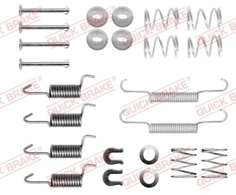 SET ACCESORII SABOTI FRANA QUICK BRAKE 105-0871 - Compatibil cu MITSUBISHI, SUBARU