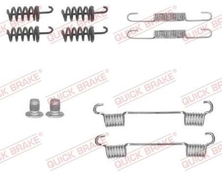 SET ACCESORII SABOTI FRANA QUICK BRAKE 105-0874 - Compatibil cu CHRYSLER, MAYBACH, MERCEDES-BENZ