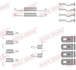 SET ACCESORII SABOTI FRANA QUICK BRAKE 105-0876 - Compatibil cu HONDA