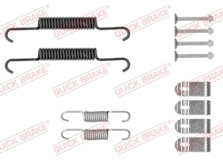 SET ACCESORII SABOTI FRANA QUICK BRAKE 105-0881 - Compatibil cu CHEVROLET, OPEL, VAUXHALL