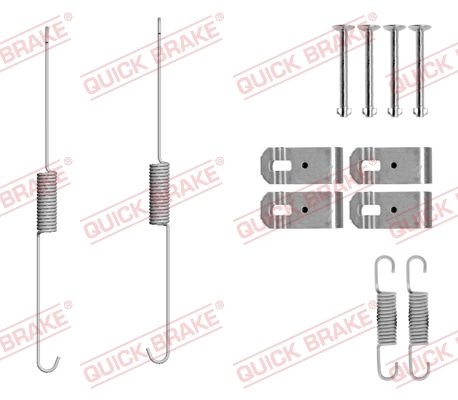 Set accesorii saboti frana QUICK BRAKE 105-0888