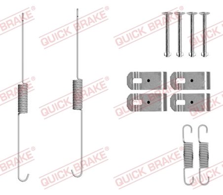 Set accesorii saboti frana QUICK BRAKE 105-0888
