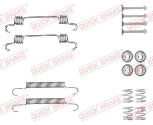 Set accesorii saboti frana QUICK BRAKE 105-0887