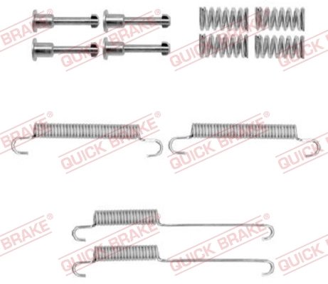 SET ACCESORII SABOTI FRANA QUICK BRAKE 105-0892 - Compatibil cu CHRYSLER, DODGE