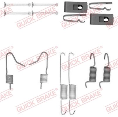 Set accesorii saboti frana QUICK BRAKE 105-0898