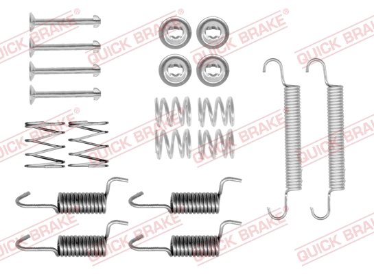 SET ACCESORII SABOTI FRANA QUICK BRAKE 105-0899 - Compatibil cu HYUNDAI, KIA, OPEL