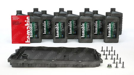 SET SCHIMB ULEI CUTIE DE VITEZE AUTOMATA TCMATIC 105.111.2018 - Compatibil cu ALFA ROMEO, BMW, CHRYSLER, DODGE, JAGUAR, LANCIA, 