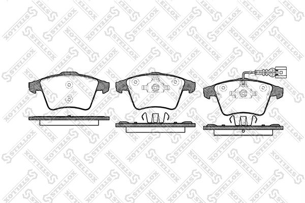 SET PLACUTE FRANA STELLOX 1056 001-SX - Compatibil cu VW