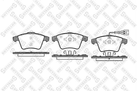SET PLACUTE FRANA STELLOX 1056 001-SX - Compatibil cu VW