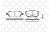 Set placute frana Stellox 1062 002-SX