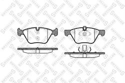 Set placute frana Stellox 1063 000-SX
