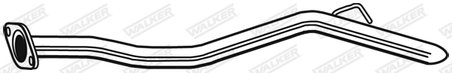 RACORD EVACUARE WALKER 10652 - Compatibil cu TOYOTA