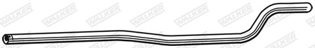 RACORD EVACUARE WALKER 10683 - Compatibil cu OPEL, VAUXHALL