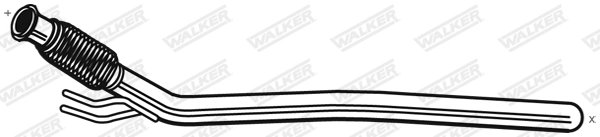 RACORD EVACUARE WALKER 10697 - Compatibil cu VW