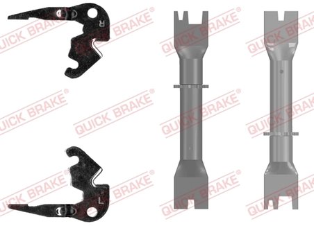 SET PENTRU REGLARE ULTERIOARA FRANA TAMBUR QUICK BRAKE 108 53 020 - Compatibil cu NISSAN