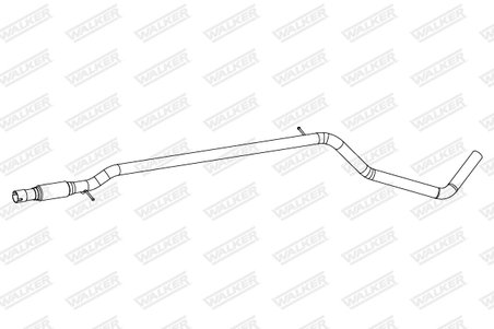 RACORD EVACUARE WALKER 10861 - Compatibil cu FIAT
