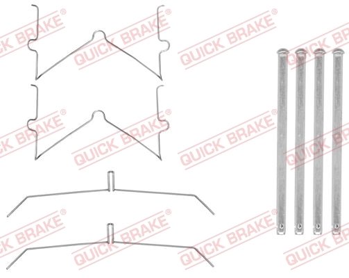 SET ACCESORII PLACUTE FRANA QUICK BRAKE 109-0003 - Compatibil cu JEEP, LEXUS, TOYOTA