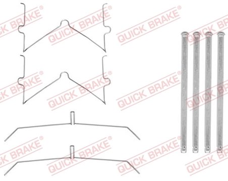 SET ACCESORII PLACUTE FRANA QUICK BRAKE 109-0003 - Compatibil cu JEEP, LEXUS, TOYOTA