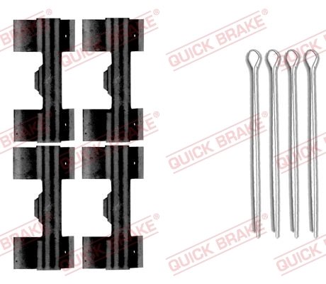 Set accesorii placute frana QUICK BRAKE 109-0009