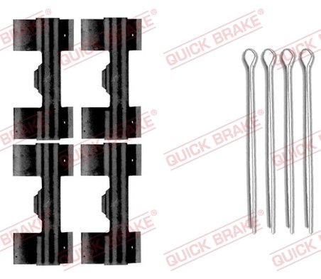 Set accesorii placute frana QUICK BRAKE 109-0009