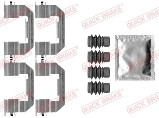 Set accesorii placute frana QUICK BRAKE 109-0011
