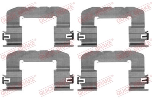 Set accesorii placute frana QUICK BRAKE 109-0017