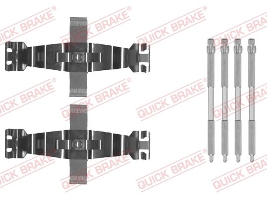 Set accesorii placute frana QUICK BRAKE 109-0022